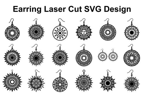 Sun Mandala Earring SVG Review
